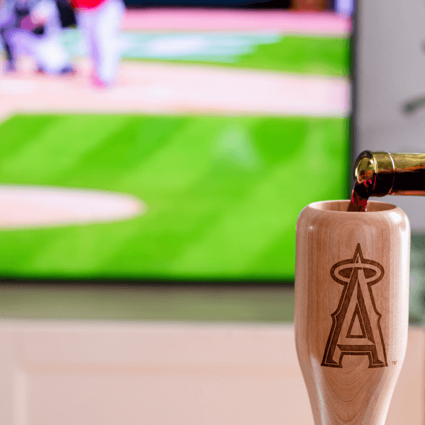 Los Angeles Angels Wined Up® | Baseball Bat Wine Mug Collective