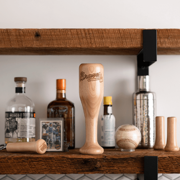 Atlanta Braves Wined Up® | Baseball Bat Wine Mug Collective