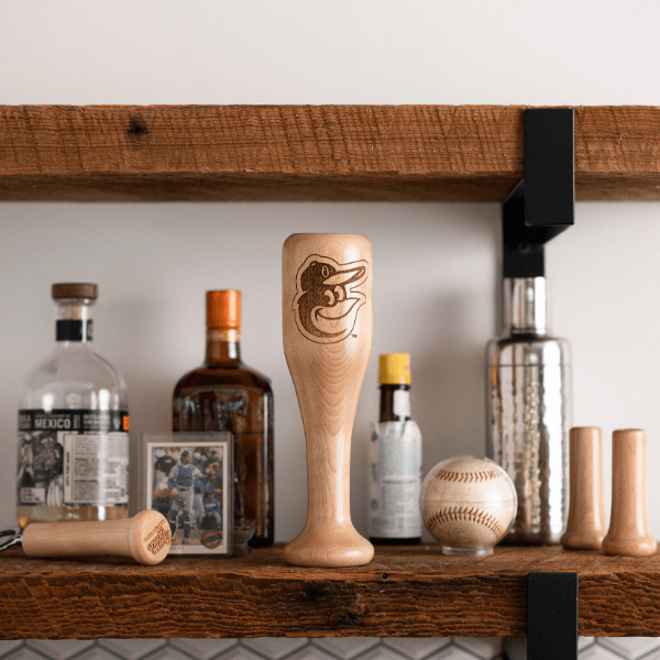 Baltimore Orioles Wined Up® | Baseball Bat Wine Mug Collective