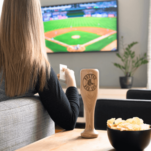 Boston Red Sox Wined Up® | Baseball Bat Wine Mug Collective