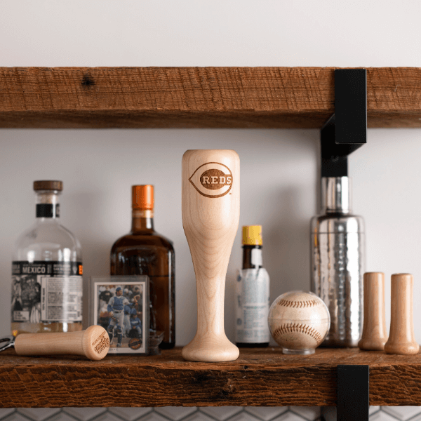 Cincinnati Reds Wined Up® | Baseball Bat Wine Mug Collective