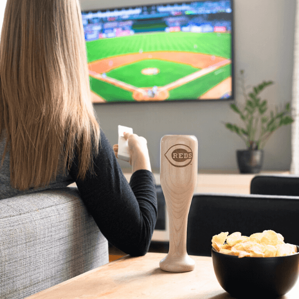 Cincinnati Reds Wined Up® | Baseball Bat Wine Mug Collective