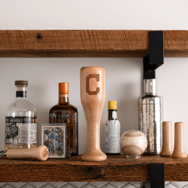 Cleveland Guardians Wined Up® | Baseball Bat Wine Mug Collective