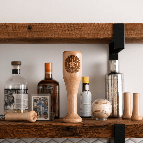 Houston Astros Wined Up® | Baseball Bat Wine Mug Collective