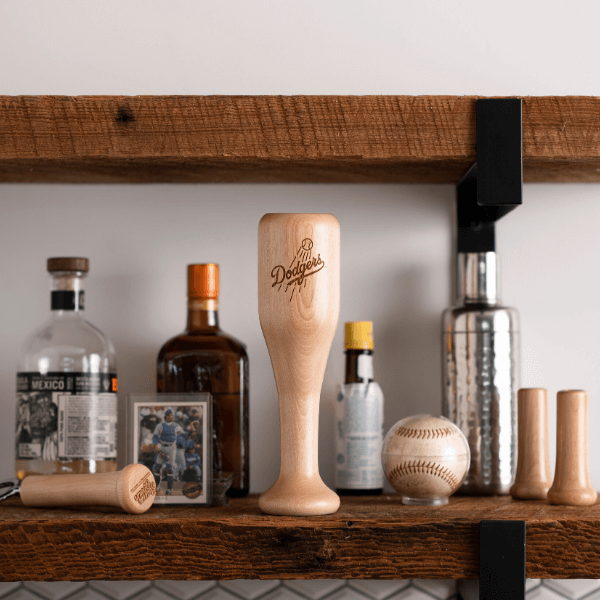 Los Angeles Dodgers Wined Up® | Baseball Bat Wine Mug Collective