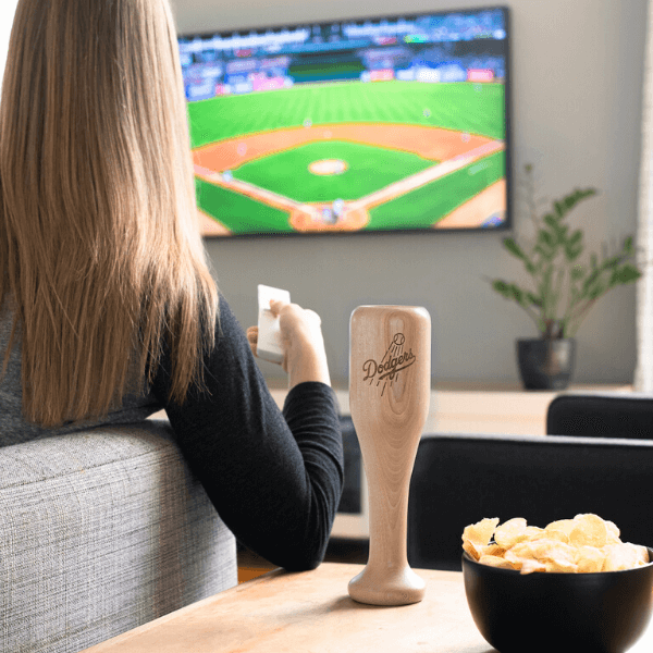Los Angeles Dodgers Wined Up® | Baseball Bat Wine Mug Collective