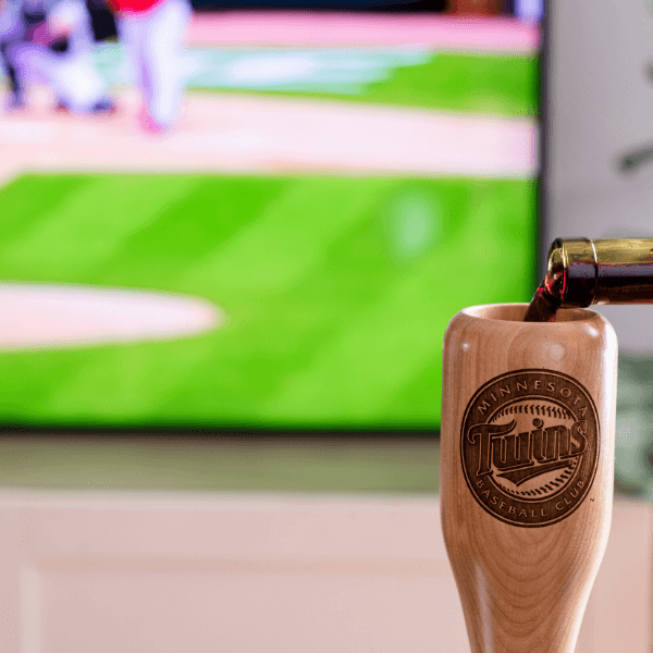 Minnesota Twins Wined Up® | Baseball Bat Wine Mug Collective