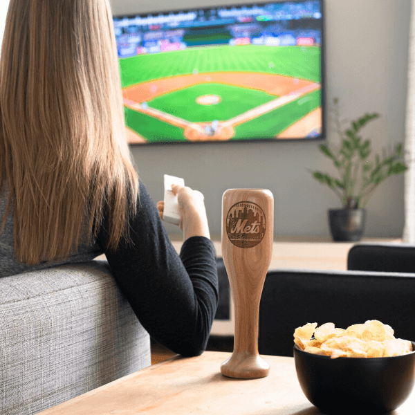 New York Mets Wined Up® | Baseball Bat Wine Mug Collective