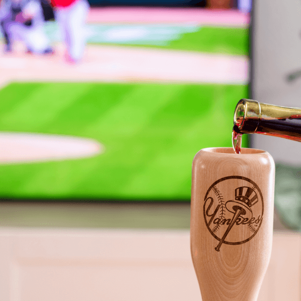 New York Yankees Wined Up® | Baseball Bat Wine Mug Collective