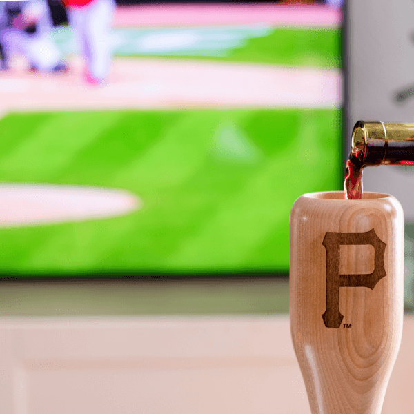 Pittsburgh Pirates "P" Wined Up® | Baseball Bat Wine Mug Collective