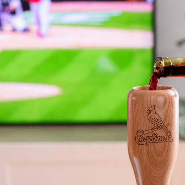 St. Louis Cardinals Wined Up® | Baseball Bat Wine Mug Collective