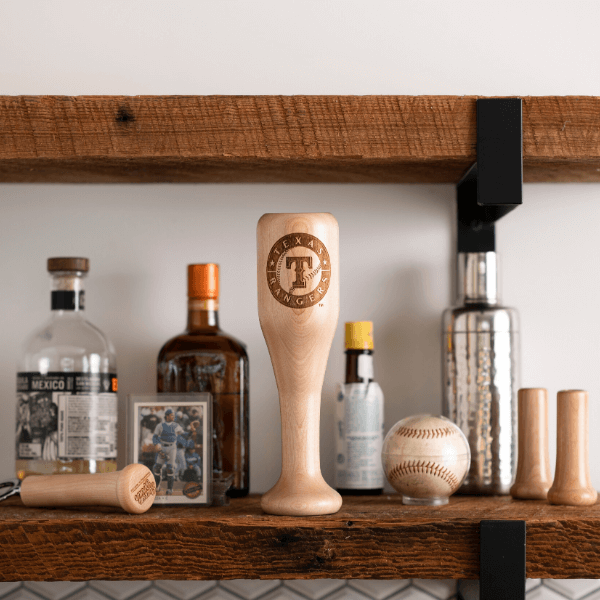 Texas Rangers Wined Up® | Baseball Bat Wine Mug Collective