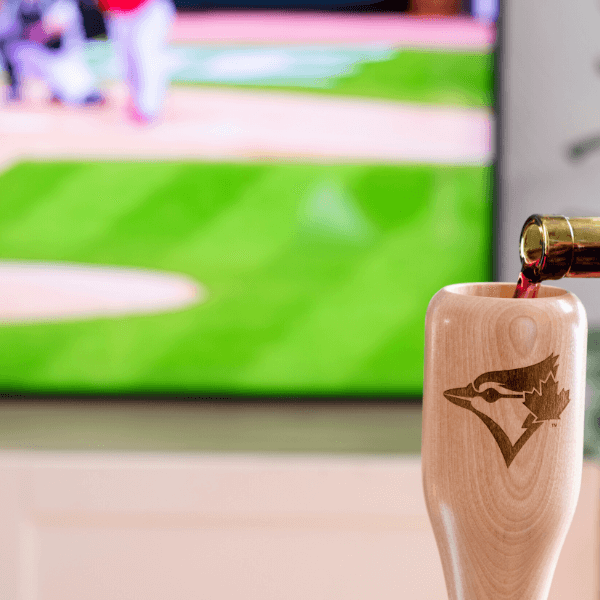 Toronto Blue Jays Bird Wined Up® | Baseball Bat Wine Mug Collective