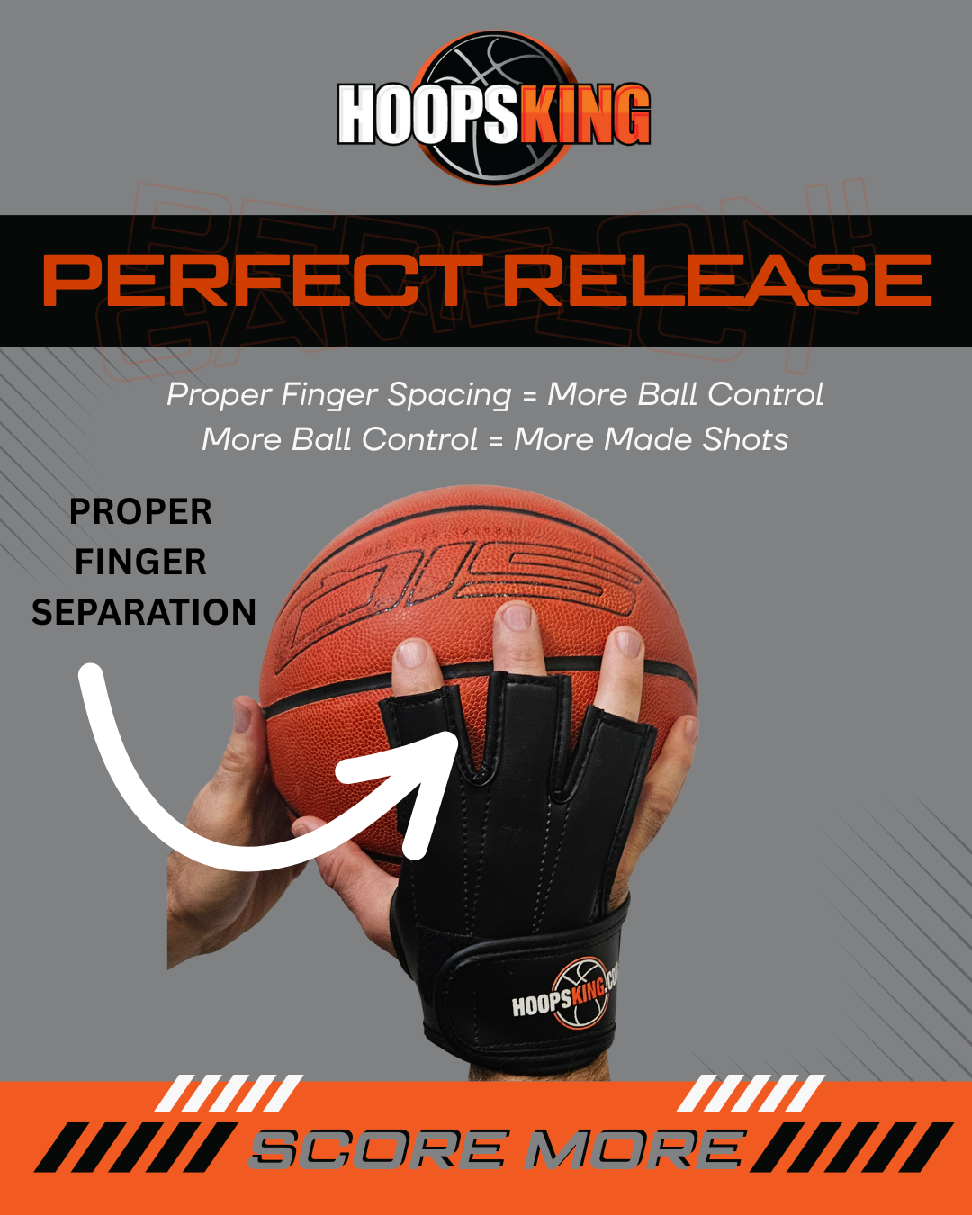 Perfect Jump Shot Basketball Shooting Glove