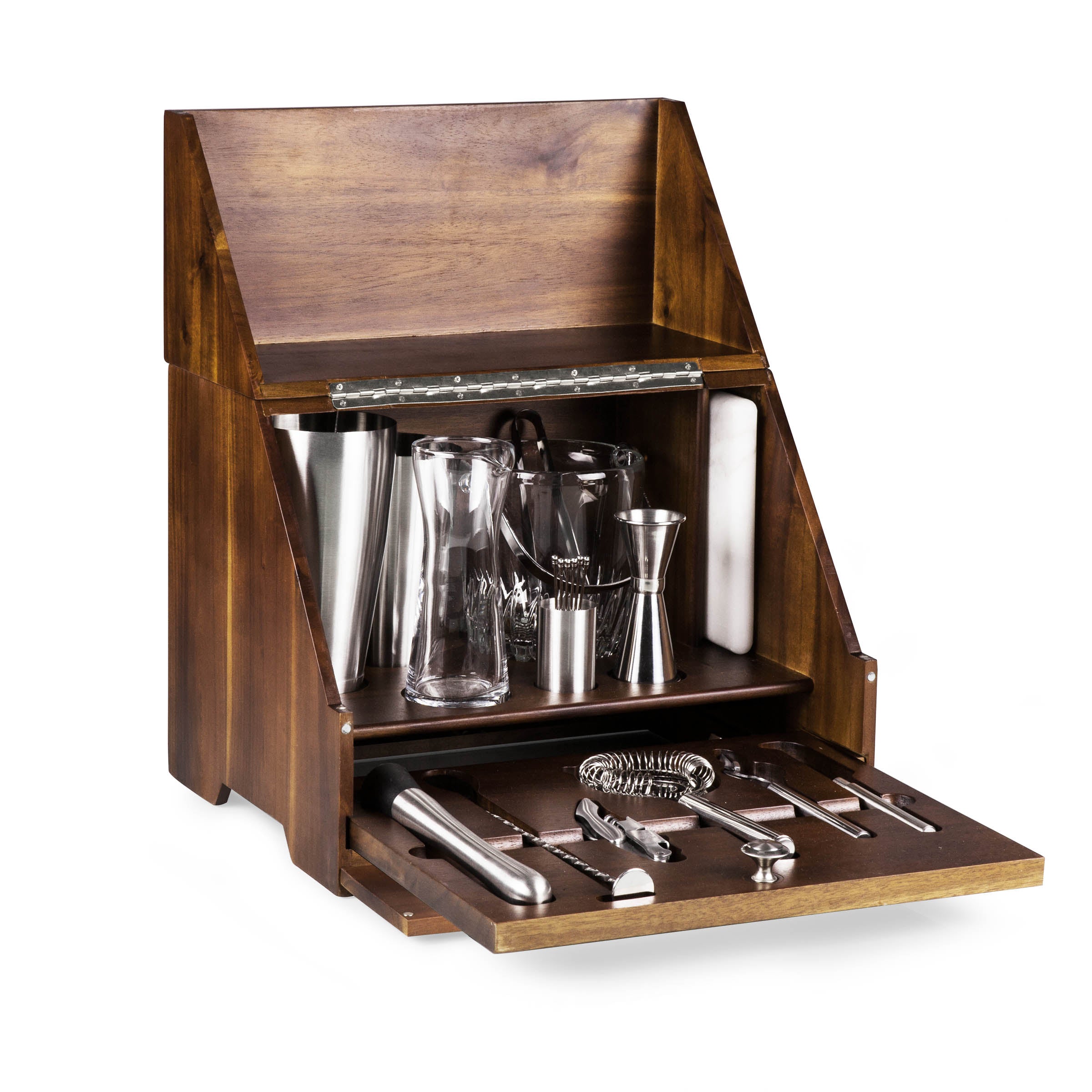 Seattle Seahawks Madison Acacia Tabletop Bar Set