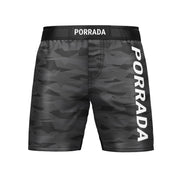 Black Camo Fight Shorts