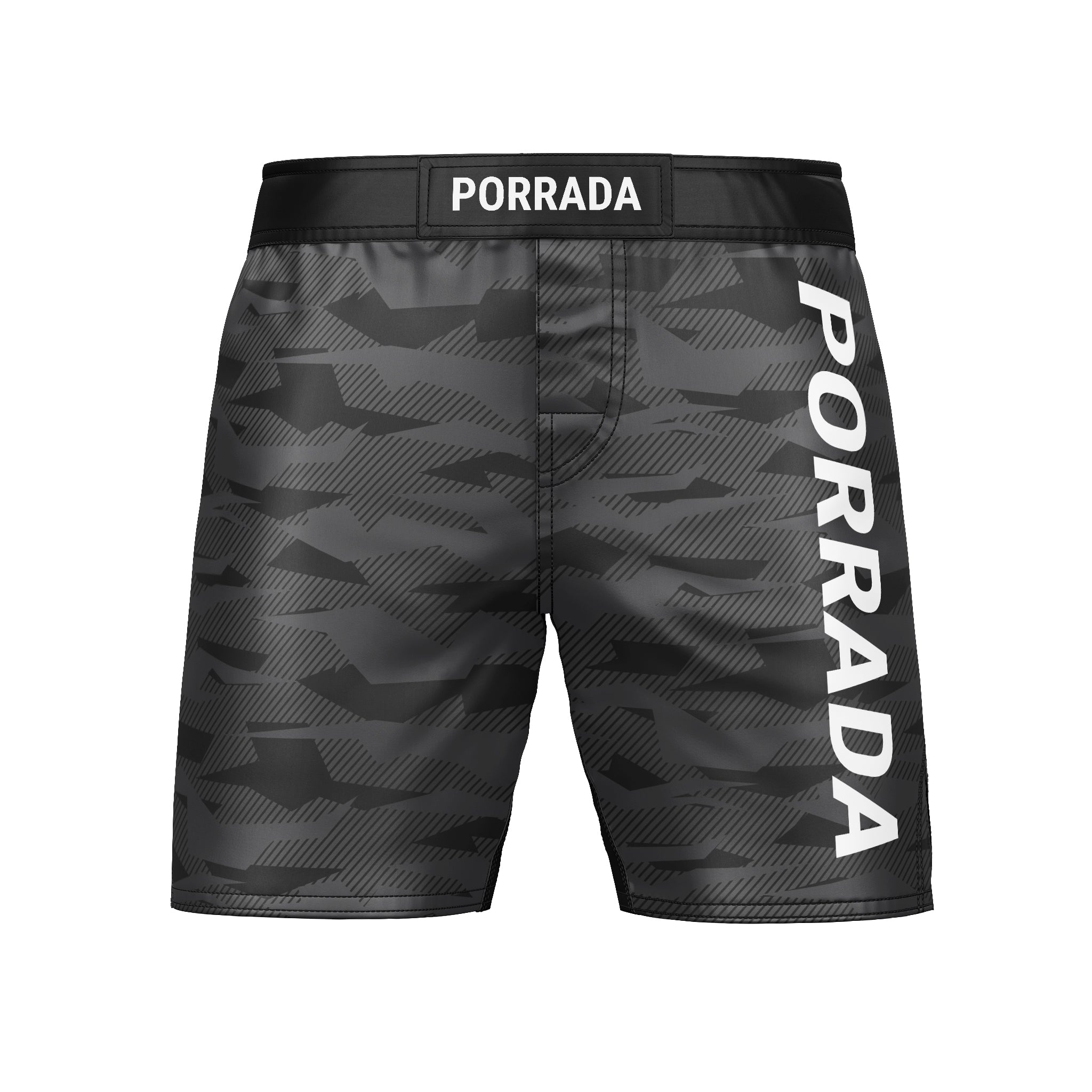 Black Camo Fight Shorts