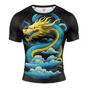 Blue Dragon Short Sleeve Rash Guard