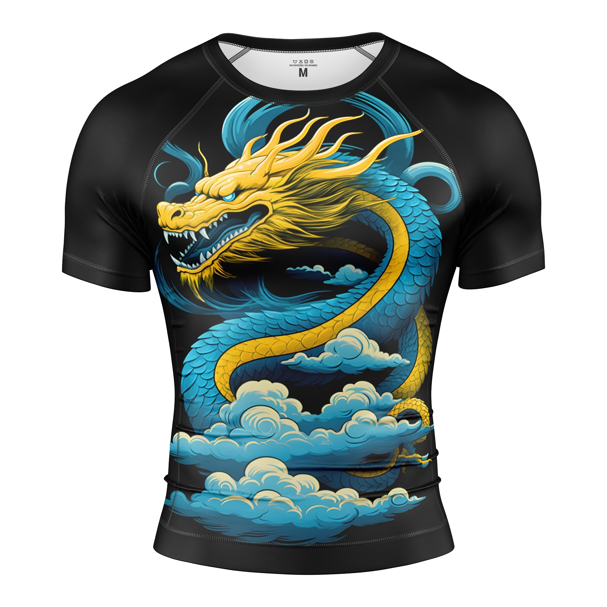 Blue Dragon Short Sleeve Rash Guard