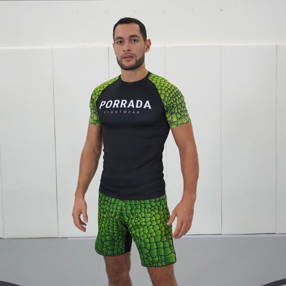 Croco Short Sleeve Rash Guard