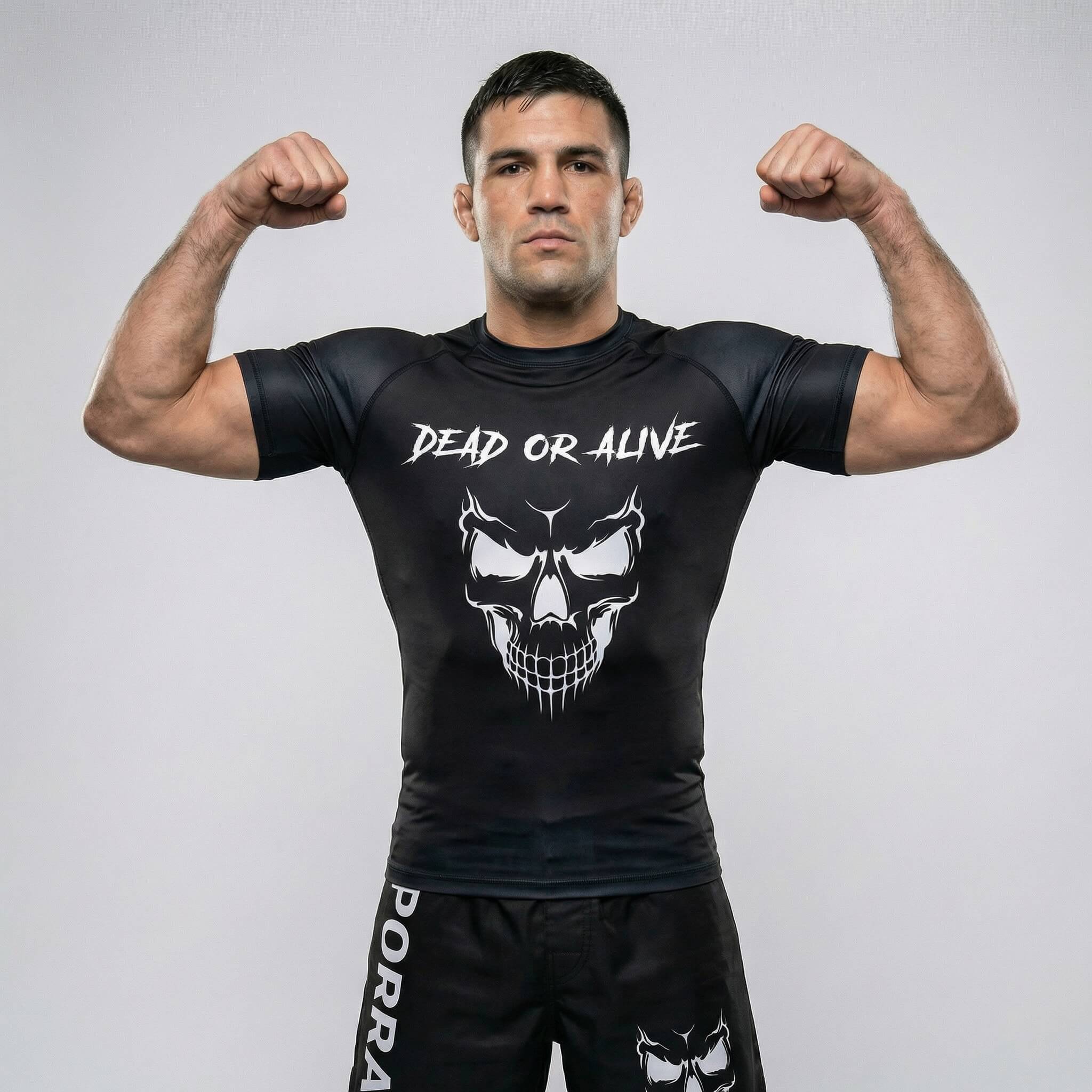 Skull Short Sleeve Rash Guard