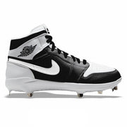"Black & White" Jordan 1 Retro Cleats