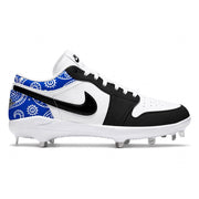 "Blue Bandana" Jordan 1 Retro Cleats