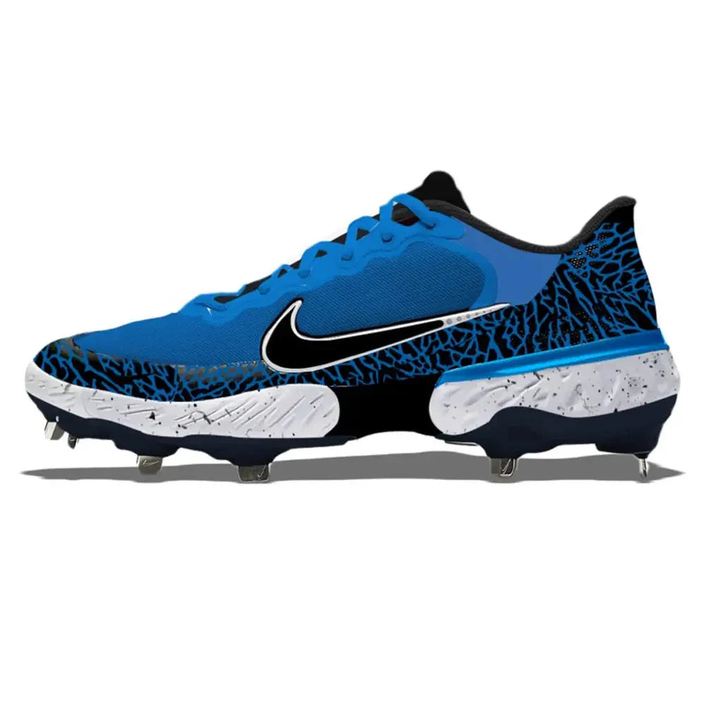 "Blue Elephant" Nike Alpha Huarache Elite 3 Low Cleats