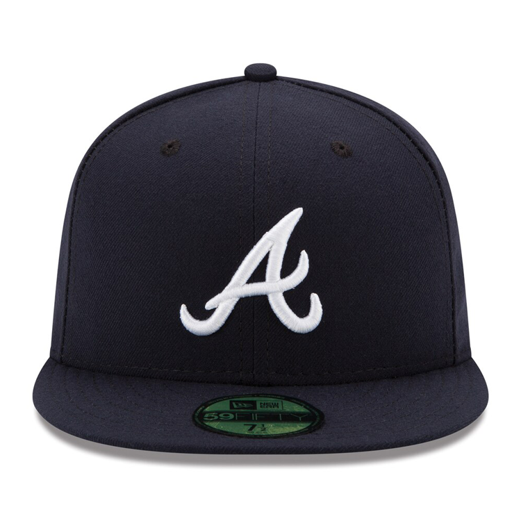 Atlanta Braves 59FIFTY Authentic Collection On-Field Road Hat