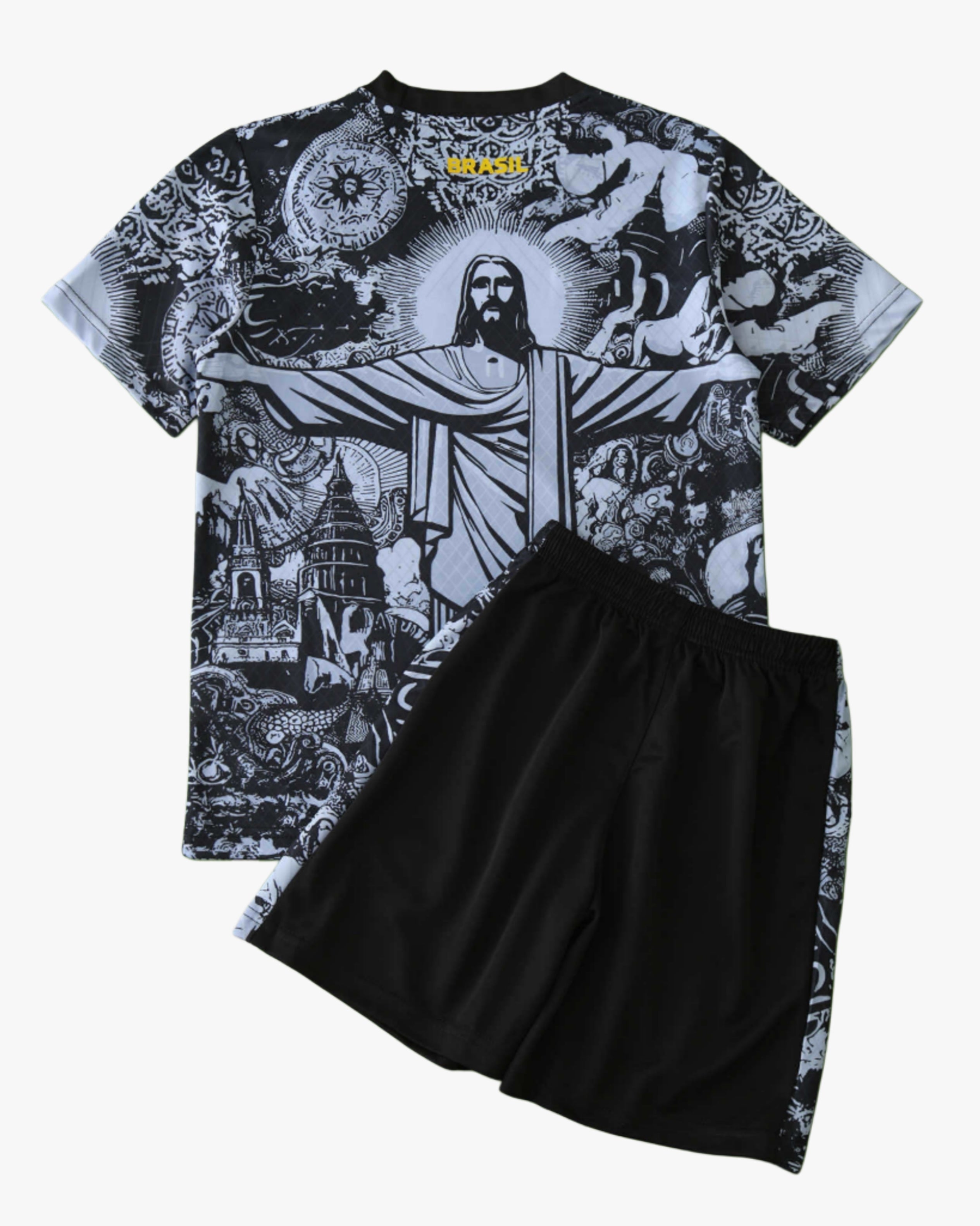 Brazil x Jesus Kids Jersey & Shorts