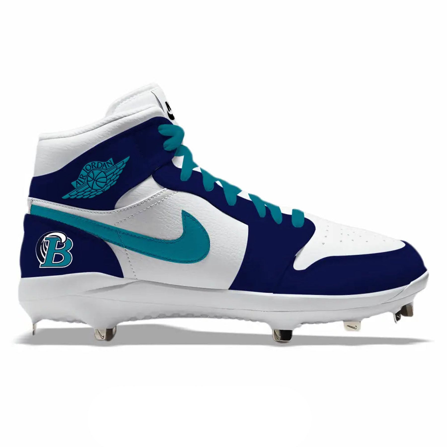"Brewster" Jordan 1 Retro Cleats