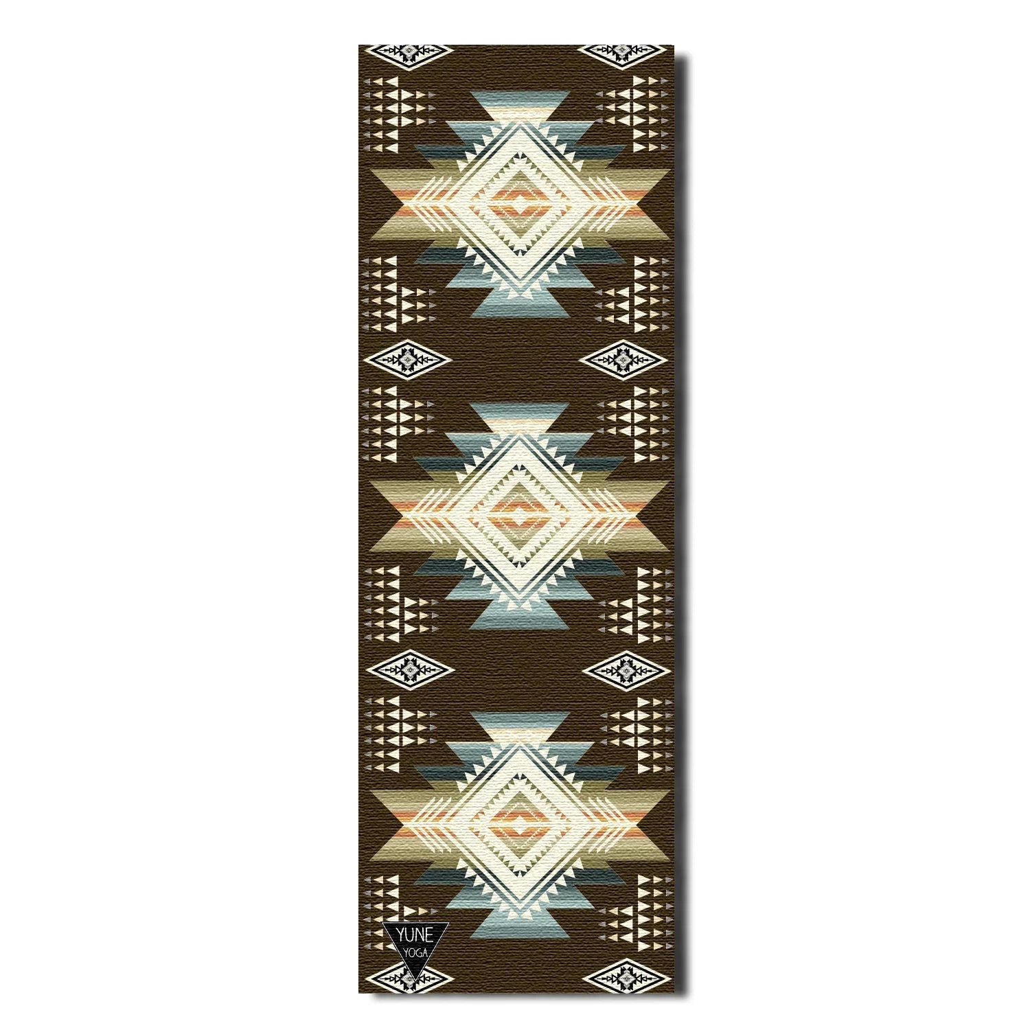 Buffalo Hills Soil Yoga Mat – 6 Mm Extra Thick, Double-sided Non-slip, Eco-friendly Per With Uv-printed Earthy Brown Design | Yune Yoga