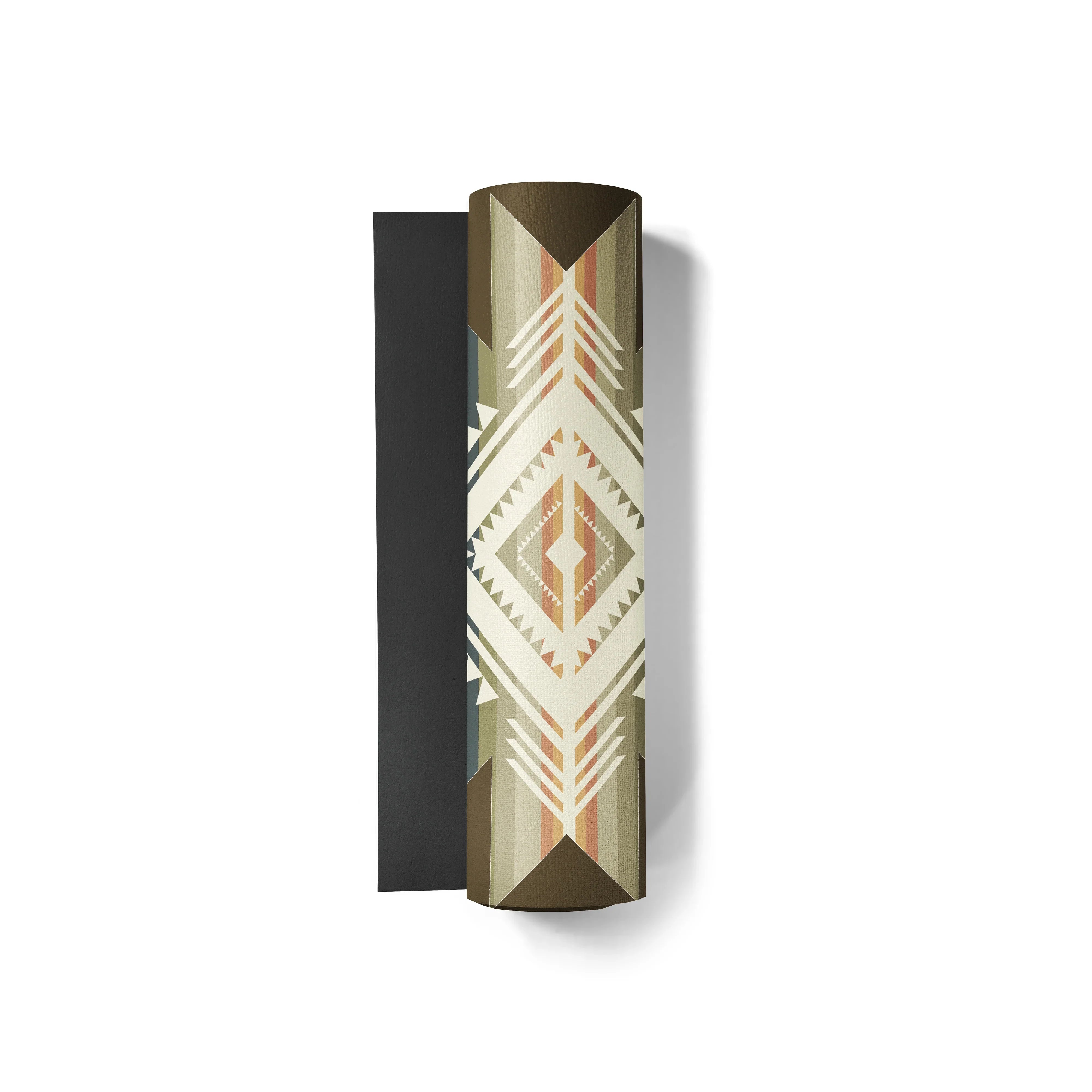 Buffalo Hills Soil Yoga Mat – 6 Mm Extra Thick, Double-sided Non-slip, Eco-friendly Per With Uv-printed Earthy Brown Design | Yune Yoga