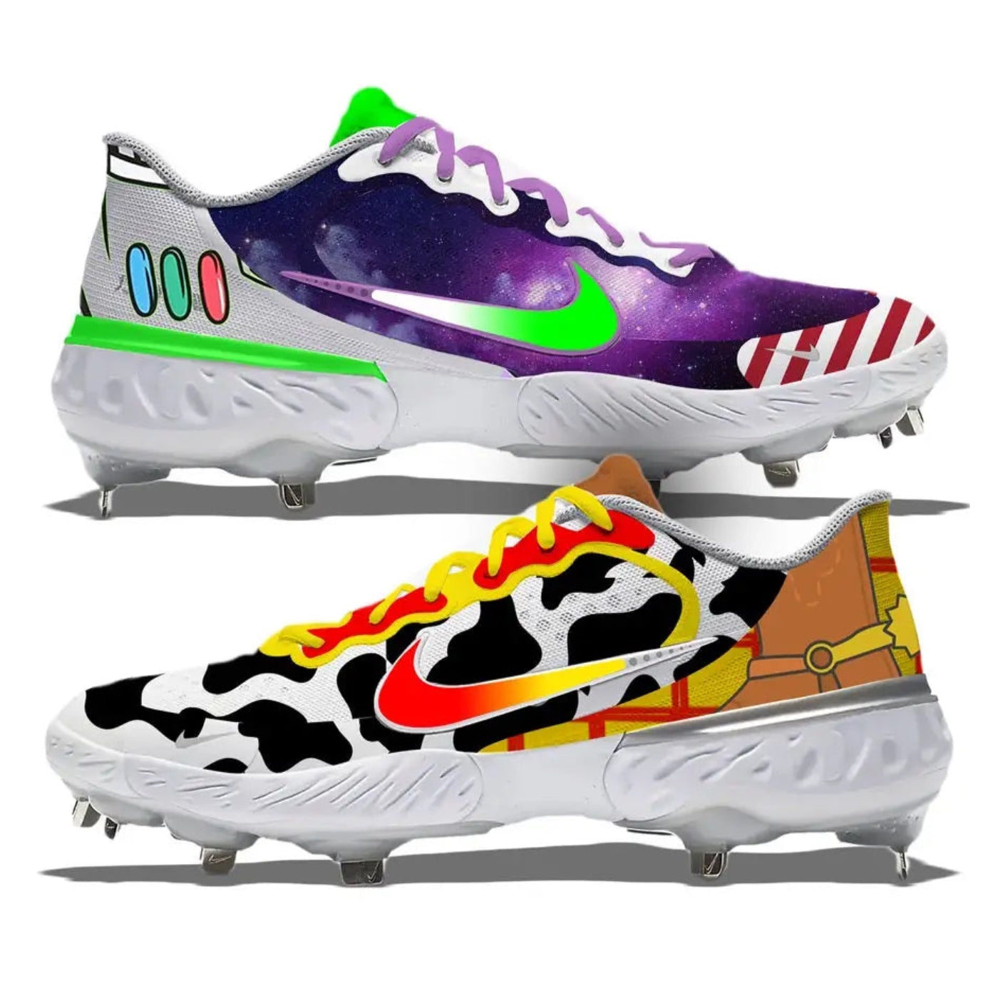 "Buzz & Woody" Nike Alpha Huarache Elite 3 Low Cleats