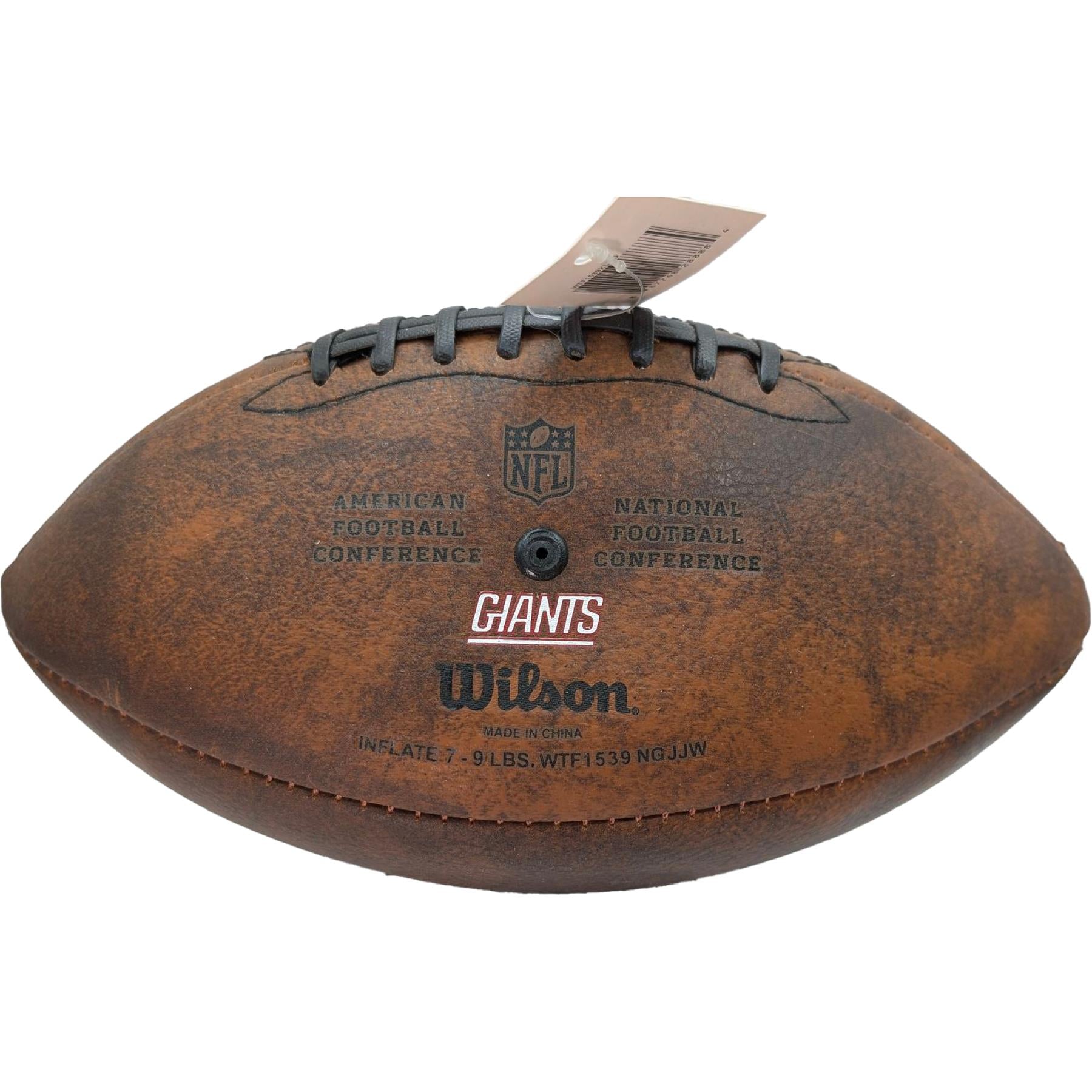 Wilson New York Giants Junior Size Throwback Football