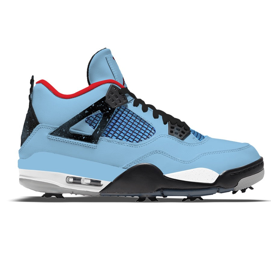 "Cactus" Jordan 4 Retro Golf Shoes