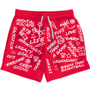 Emotions Light Red Shorts