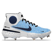 "Carolina Glitter" Nike Alpha Huarache Elite 3 Mid Cleats