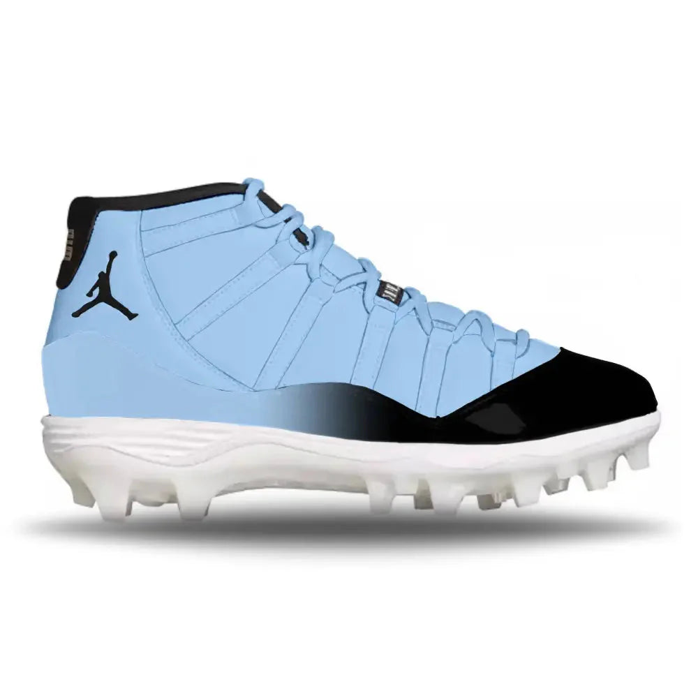 "Carolina" Jordan 11 Retro TD Football Cleats