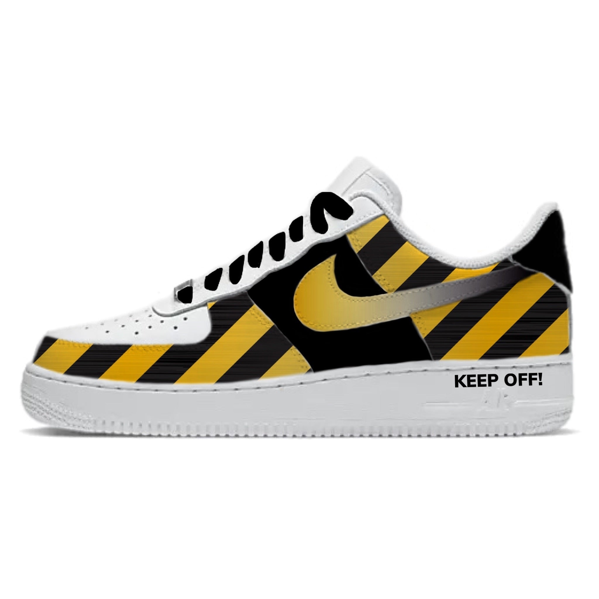 "Caution" Nike Air Force 1 Low Shoes