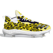 "Caution Tape" Adidas Icon V Bounce Cleats