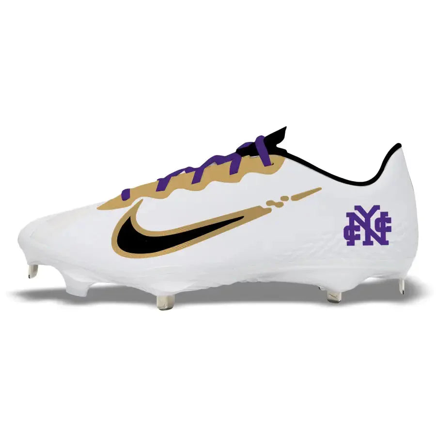 "CCNY Gold" Nike React Vapor Ultrafly Elite 4 Cleats