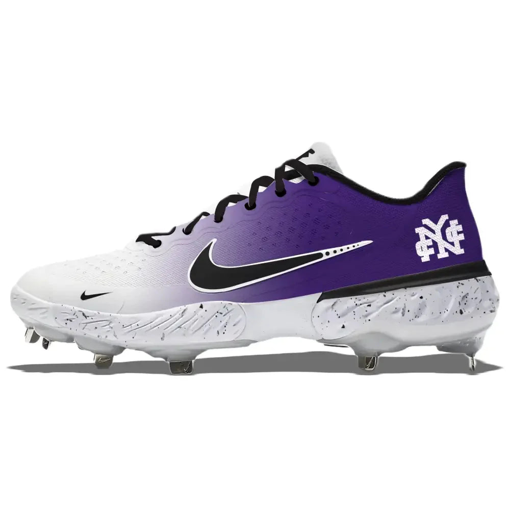 "CCNY" Nike Alpha Huarache Elite 3 Low Cleats