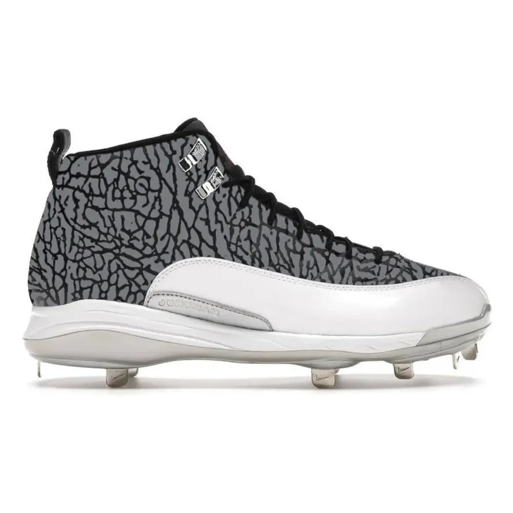 "Cement" Jordan 12 Retro Cleats