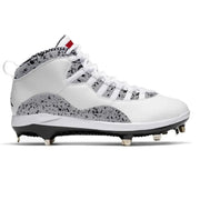 "Cement” Jordan 10 Retro Metal Baseball Cleats