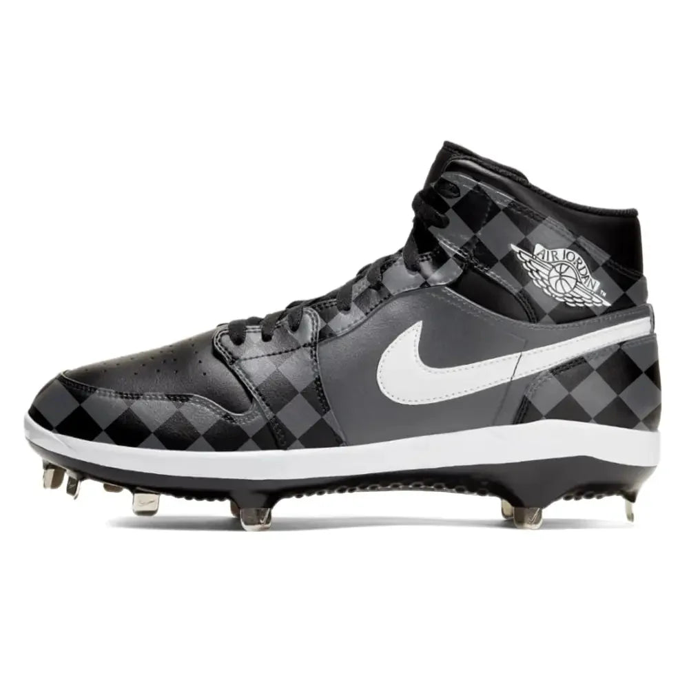 "Checkers" Jordan 1 Retro Cleats