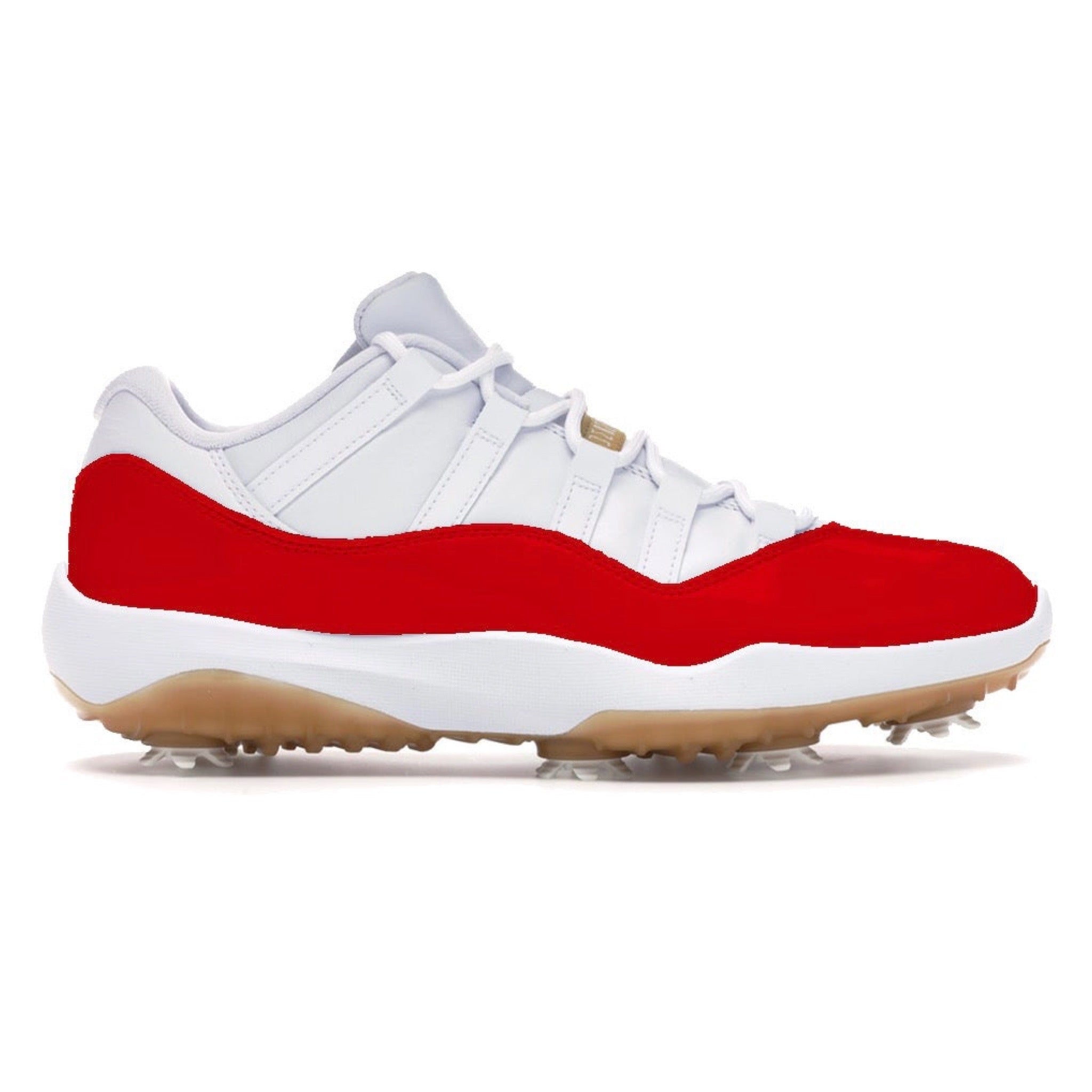 "Cherry" Jordan 11 Retro Low Golf Shoes