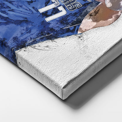 Luka Doncic Canvas Art – Dallas Mavericks Wall Decor