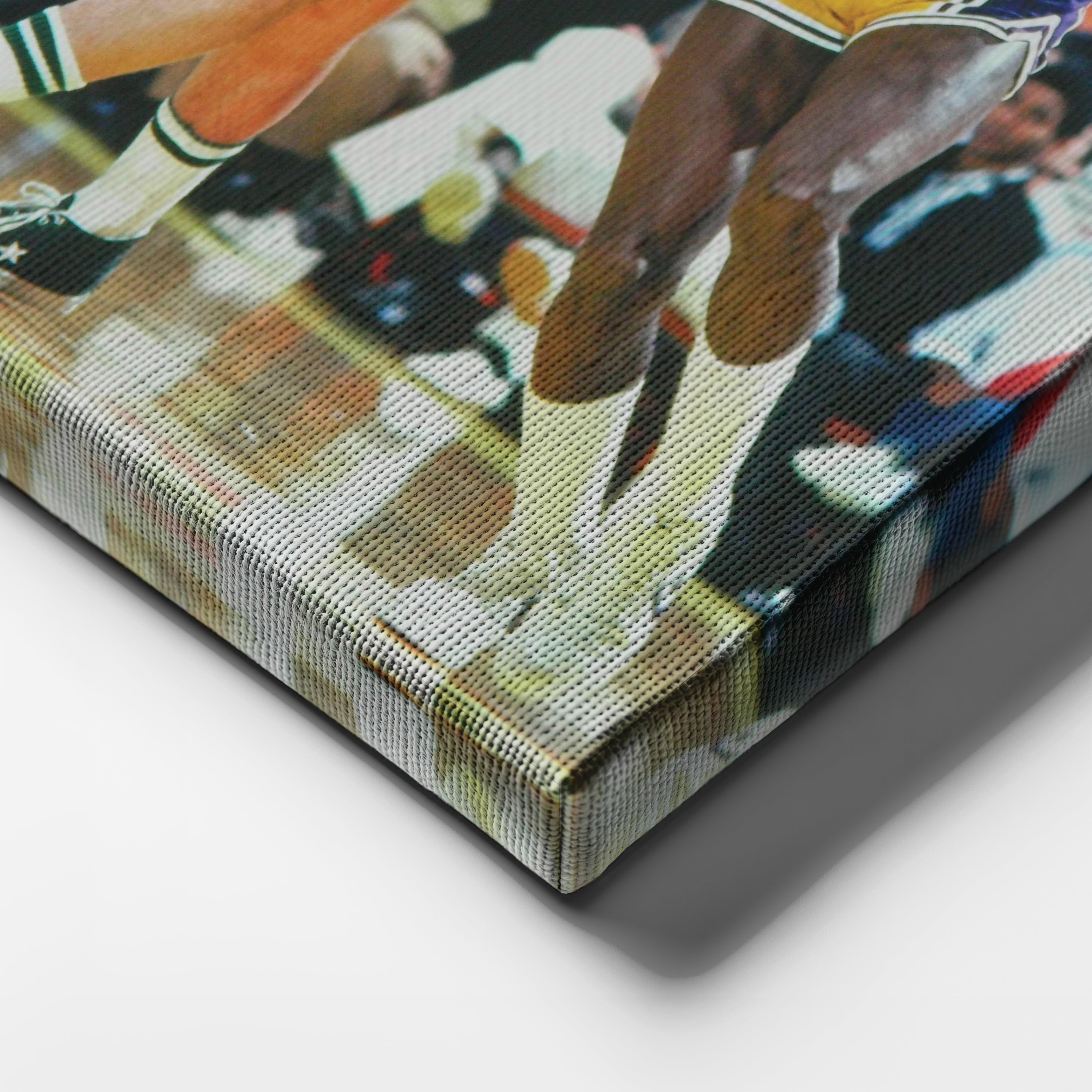 Larry Bird & Magic Johnson Canvas Wall Art