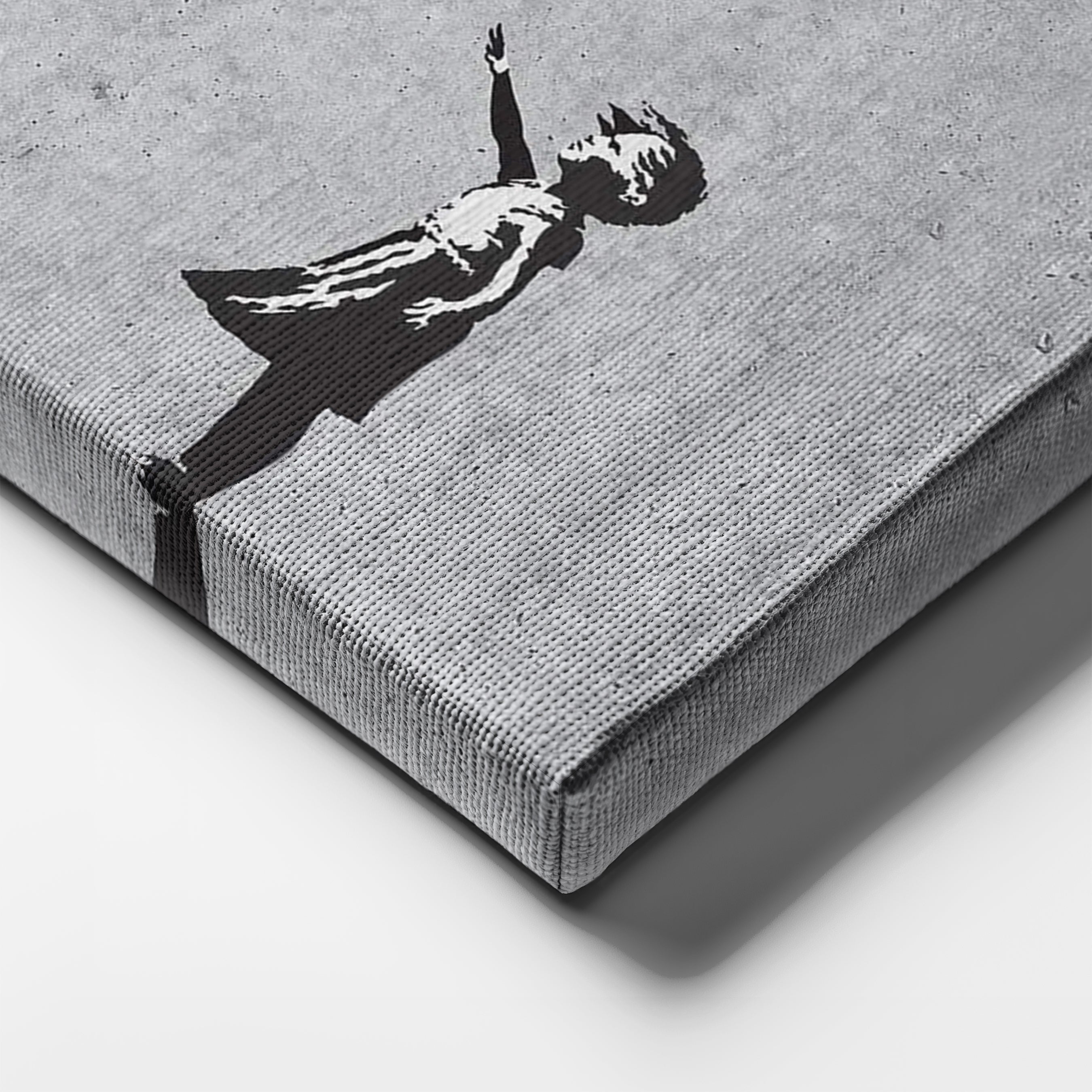 Michael Jordan Banksy Balloon Girl NBA Canvas Street Art